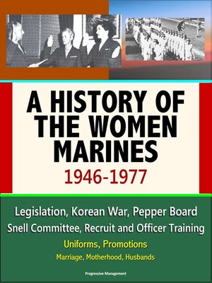 cover image of A History of the Women Marines, 1946-1977